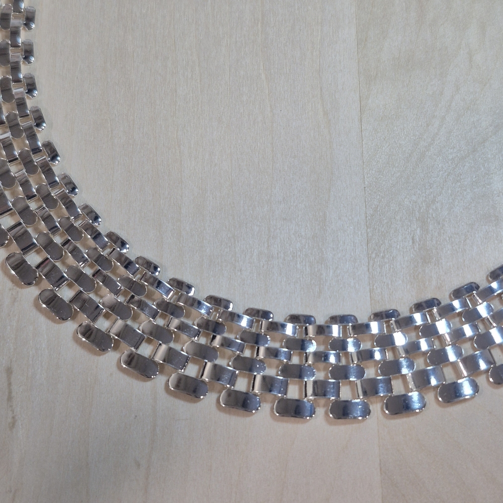 🩶🩶NEW🩶🩶 PRETTY!! Iron Cuban Chunky Thick Chain Necklace - Picture 8 of 14